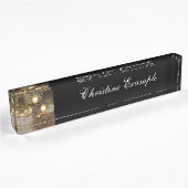 Porte-nom Pour Bureau Steampunk, horloges et vitesses
