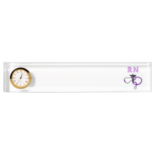 Porte-nom Pour Bureau Stéthoscope de RN de soins