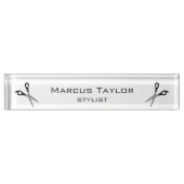 Porte-nom Pour Bureau Styliste (Devant)