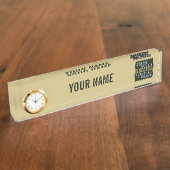 Porte-nom Pour Bureau Succès et valeur Motivation (Taille)