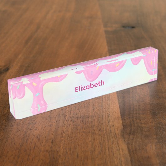 Porte-nom Pour Bureau Sucré (Taille)