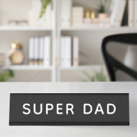 Super Papa Gras Noir et Blanc Bureau