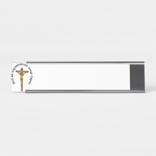 Porte-nom Pour Bureau Superhéros (Devant)