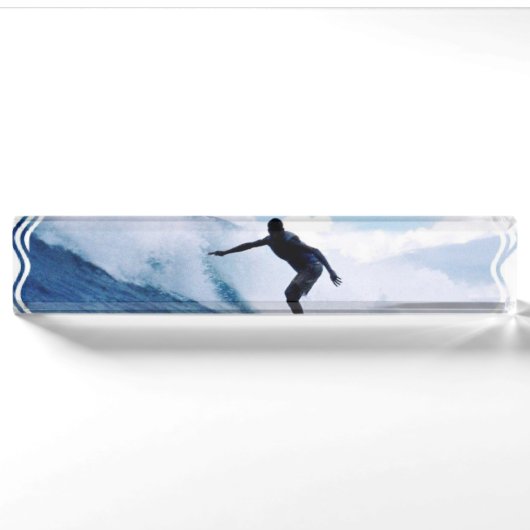 Porte-nom Pour Bureau Surfer (Devant)