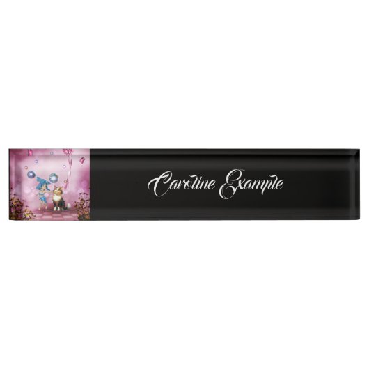 Porte-nom Pour Bureau Sweet fairy (Devant)