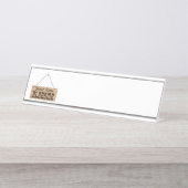 Porte-nom Pour Bureau Sweet Home Alabama (Devant)