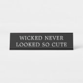 Porte-nom Pour Bureau Symbole d'Halloween si mignon (Devant)