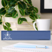 Porte-nom Pour Bureau Symbole franc-maçonnerie