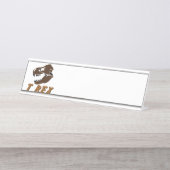 Porte-nom Pour Bureau T Rex (Devant)