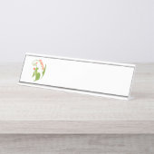 Porte-nom Pour Bureau T Rex Dinosaure (Devant)