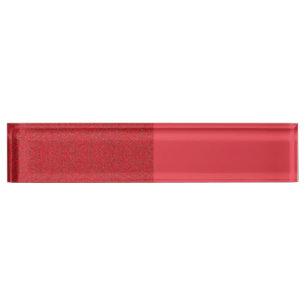 Porte-nom Pour Bureau Table de bureau en acrylique rouge tomate - person