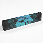 Porte-nom Pour Bureau Tabourets dans Bushes