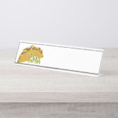 Porte-nom Pour Bureau Taco (Devant)