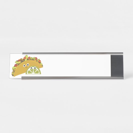 Porte-nom Pour Bureau Taco (Devant)