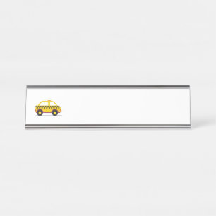 Porte-nom Pour Bureau Taxi