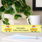 Porte-nom Pour Bureau Taxi jaune