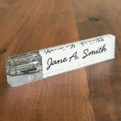 Porte-nom Pour Bureau Téléphérique de San Francisco (Taille)