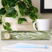 Porte-nom Pour Bureau Temps H2o