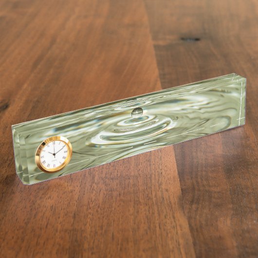 Porte-nom Pour Bureau Temps H2o (Taille)
