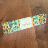 Tendance tournesol jaune et rose roses design