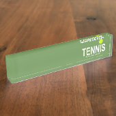 Porte-nom Pour Bureau Tennis (Taille)