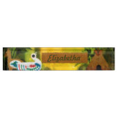 Porte-nom Pour Bureau Terre mère (Devant)