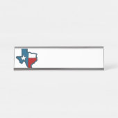Porte-nom Pour Bureau Texas (Devant)