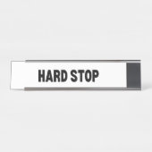 Porte-nom Pour Bureau The Final Word | Hard Stop Executive (Devant)