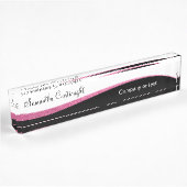 Porte-nom Pour Bureau Thème Beauté Glitzy