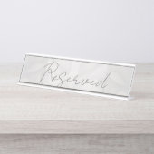 Porte-nom Pour Bureau Thème Dauphin Tabletop mariage (Devant)