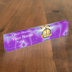 Porte-nom Pour Bureau TIGE de SYMBOLE d'ART DENTAIRE de DENTISTE