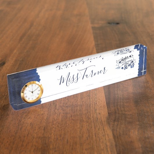 Porte-nom Pour Bureau Tir pour la lune (Taille)