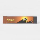 Porte-nom Pour Bureau Toit (Devant)