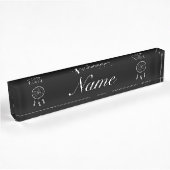 Porte-nom Pour Bureau Tonneaux de rêve Thunder_Cove