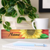 Porte-nom Pour Bureau Tournesol