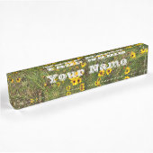 Porte-nom Pour Bureau Tournesol
