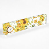 Porte-nom Pour Bureau Tournesol 8