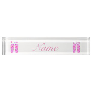 Porte-nom Pour Bureau Tournesol rose Tonnerre_Cove