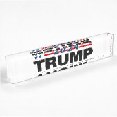 Porte-nom Pour Bureau Trump 2024