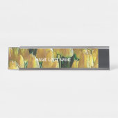 Porte-nom Pour Bureau Tulips Sunshine Yellow (Devant)