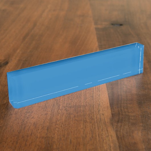 Porte-nom Pour Bureau Un ciel bleu clair sans nuages remplit tout le (Taille)