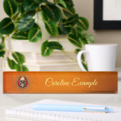 Porte-nom Pour Bureau Un crâne