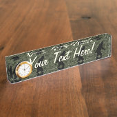 Porte-nom Pour Bureau Un squatchin pour le camouflage numérique d'Olive (Taille)