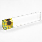 Porte-nom Pour Bureau Un tournesol