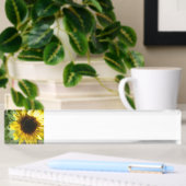 Porte-nom Pour Bureau Un tournesol