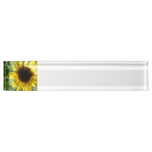 Porte-nom Pour Bureau Un tournesol