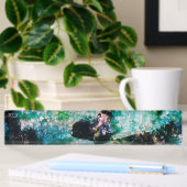 Porte-nom Pour Bureau Une Aura d'Émeraudes