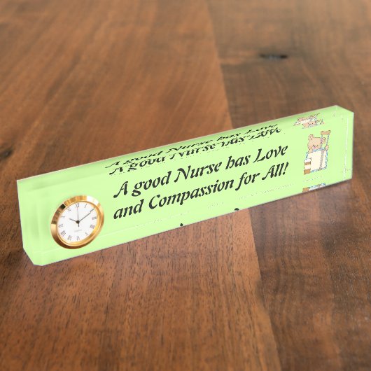 Porte-nom Pour Bureau Une bonne plaque de bureau (Taille)