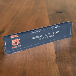 Porte-nom Pour Bureau Université d'Auburn Auburn