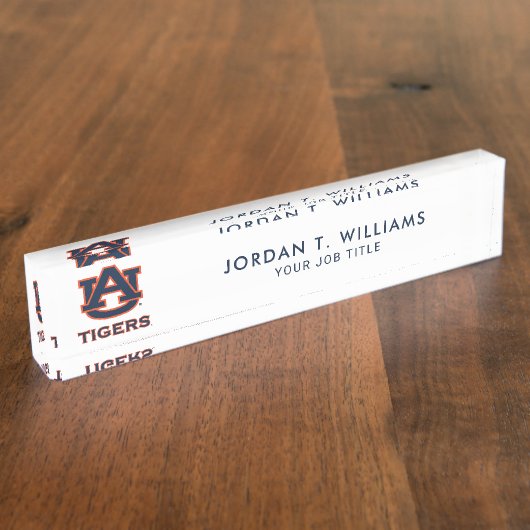 Porte-nom Pour Bureau Université d'Auburn | Auburn (Taille)
